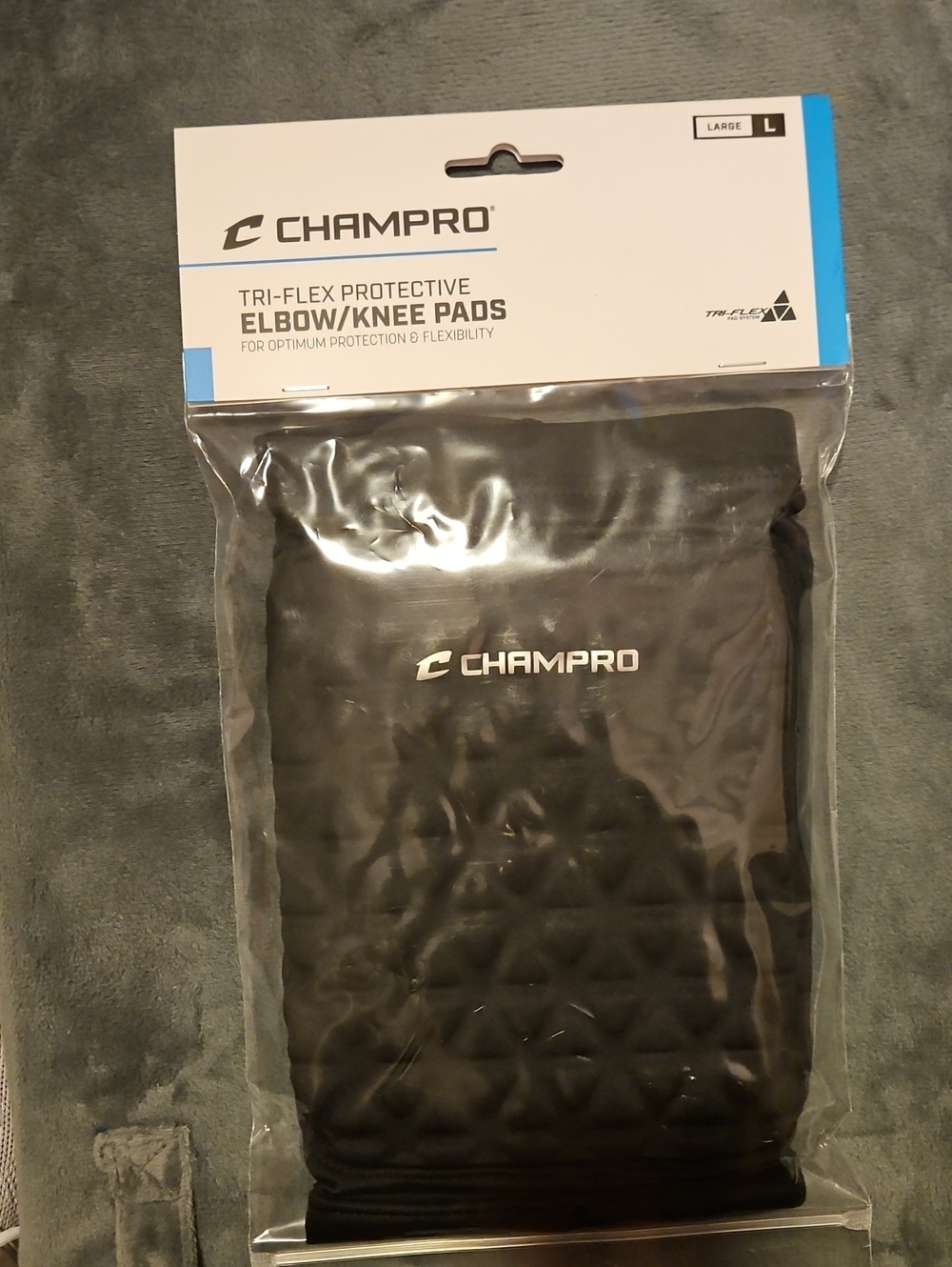 Champro Tri-Flex Protective Elbow/Knee Pads - Black